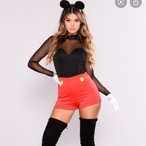 Fashion Nova Mickey Mouse Halloween Costume